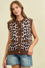 Load image into Gallery viewer, Goldie Leopard Vest