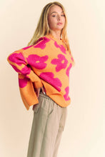 Load image into Gallery viewer, Floral Knit Sweater