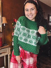 Load image into Gallery viewer, Green Crystal Sweater