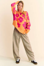 Load image into Gallery viewer, Floral Knit Sweater