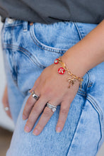 Load image into Gallery viewer, Nebraska Huskers Enamel Icons Charm Bracelet
