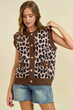 Load image into Gallery viewer, Goldie Leopard Vest