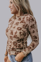 Load image into Gallery viewer, Velvet Desert Mesh Top
