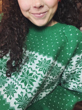 Load image into Gallery viewer, Green Crystal Sweater
