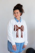 Load image into Gallery viewer, Football Bow Sweatshirt
