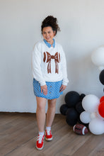 Load image into Gallery viewer, Football Bow Sweatshirt
