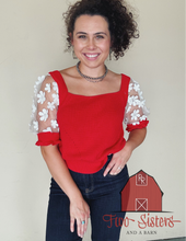 Load image into Gallery viewer, Daisy Sweater - Red
