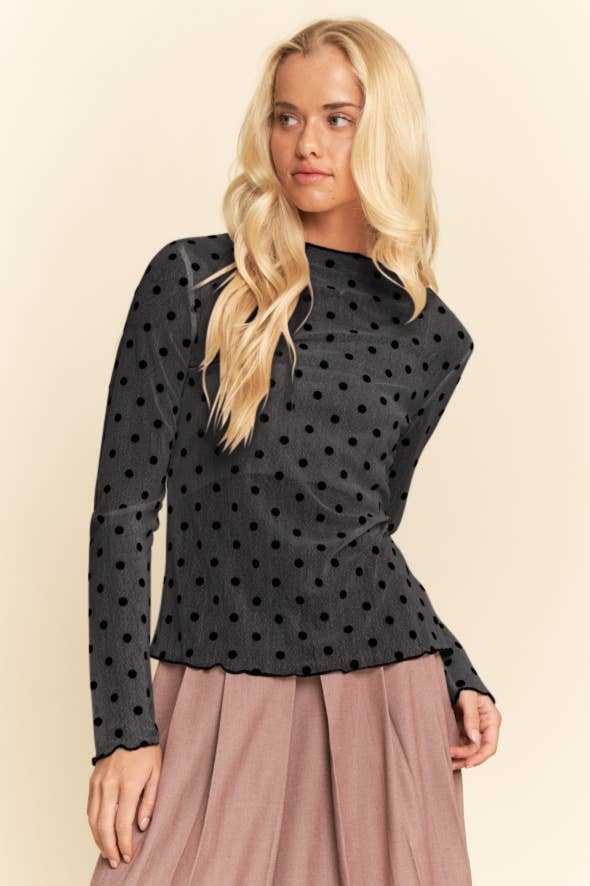 Dotted Mesh - Black