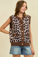 Load image into Gallery viewer, Goldie Leopard Vest
