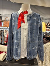 Load image into Gallery viewer, Wilder Embroidered Denim Jacket
