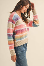 Load image into Gallery viewer, Ombre Striped CARDIGAN
