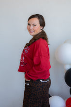 Load image into Gallery viewer, Houston Wide Leg Denim- Leopard
