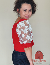 Load image into Gallery viewer, Daisy Sweater - Red
