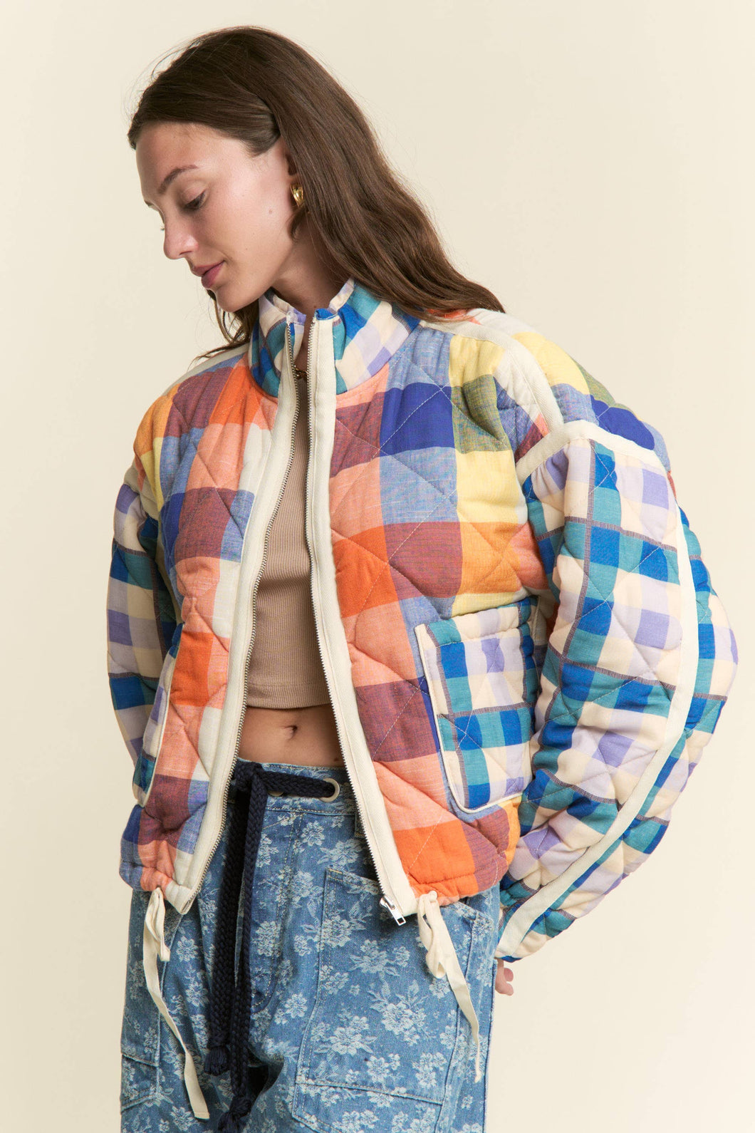 Jane Plaid Jacket
