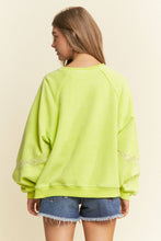 Load image into Gallery viewer, Lime Mineral Crochet Crew
