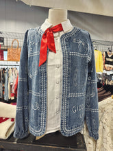 Load image into Gallery viewer, Wilder Embroidered Denim Jacket
