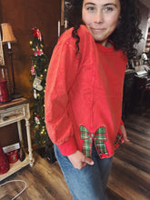 Load image into Gallery viewer, Plaid Bow Crewneck
