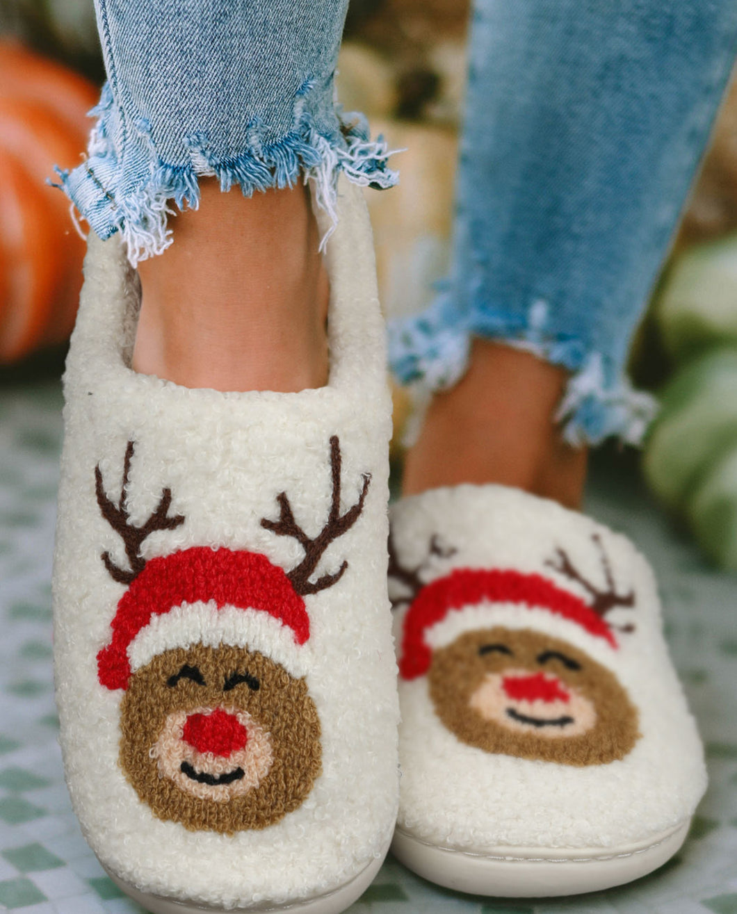 Reindeer Slippers