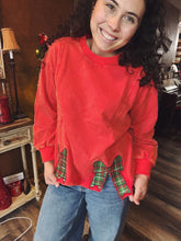 Load image into Gallery viewer, Plaid Bow Crewneck
