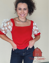 Load image into Gallery viewer, Daisy Sweater - Red
