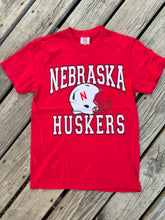 Load image into Gallery viewer, Nebraska Helmet Huskers Tee
