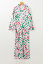 Load image into Gallery viewer, Bows &amp; Mistletoe Satin PJs
