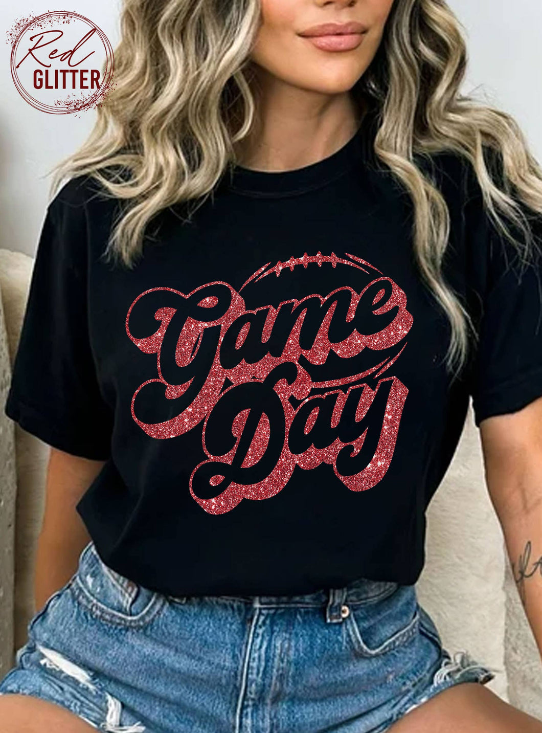 Glitter Gameday Tee