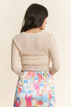 Load image into Gallery viewer, Cream Crispin Lace Mesh
