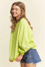 Load image into Gallery viewer, Lime Mineral Crochet Crew
