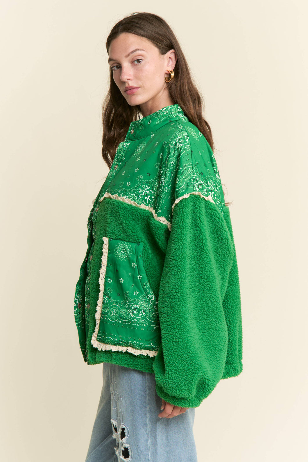 Green Paisley Jacket