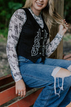 Load image into Gallery viewer, Prairie White Mesh Top
