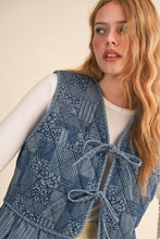 Load image into Gallery viewer, Denim Ruffle Vest
