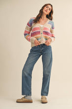 Load image into Gallery viewer, Ombre Striped CARDIGAN
