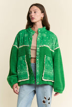 Load image into Gallery viewer, Green Paisley Jacket
