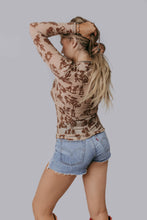 Load image into Gallery viewer, Velvet Desert Mesh Top
