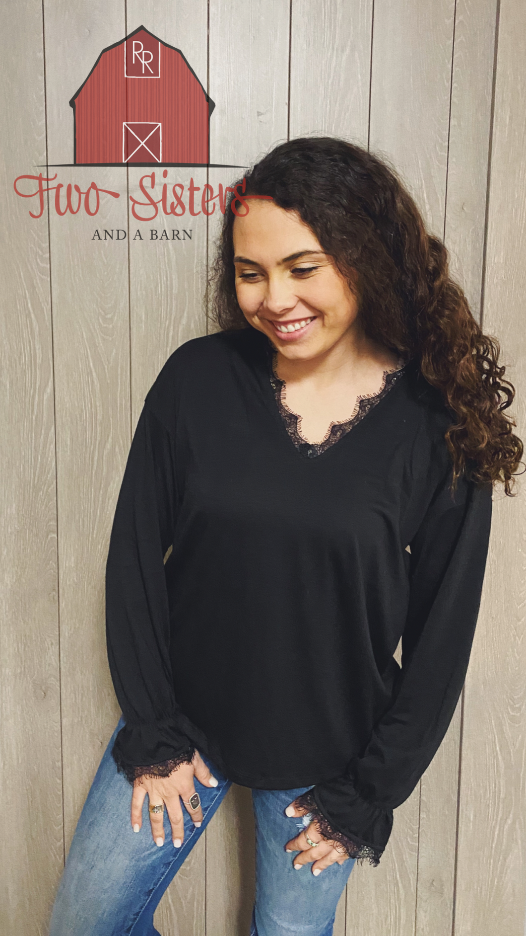 Black Lace Top