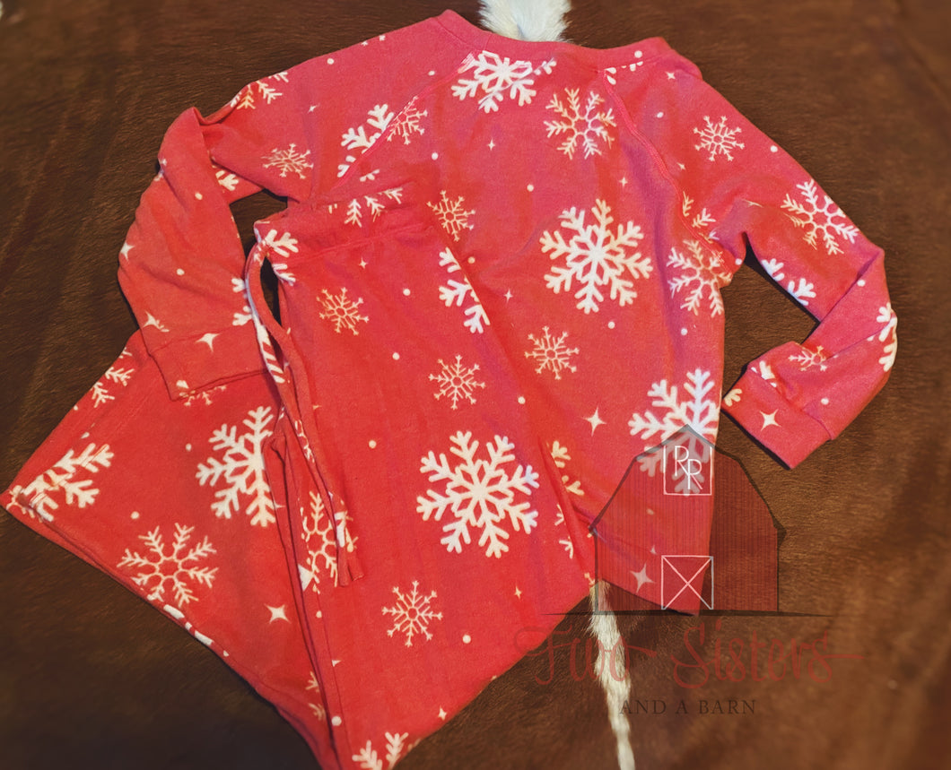 Red Snowflake Lounge Pants